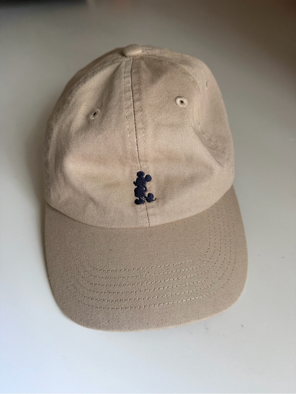 Disney Parks Mickey Mouse Strap Back Embroidered Baseball Hat
Cap Beige 59cm